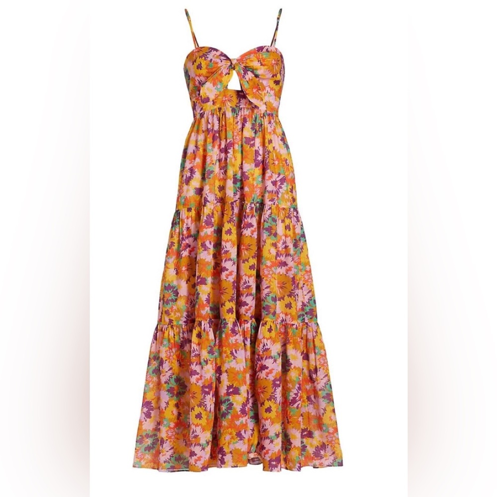 Zimmermann Violet cut out Midi dress